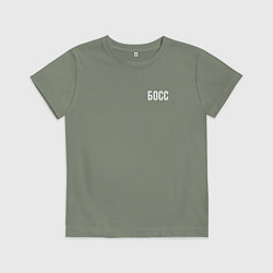 Детская футболка Босс White