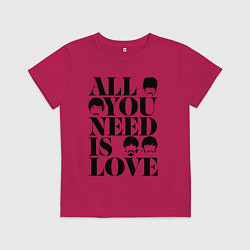 Детская футболка ALL YOU NEED IS LOVE THE BEATLES