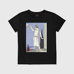 Футболка хлопковая детская Robe du Soir, de Worth Муза, цвет: черный