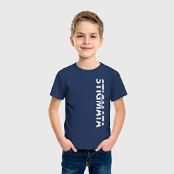 Футболка хлопковая детская Stigmata ПРОТИВ ПРАВИЛ, цвет: тёмно-синий — фото 2