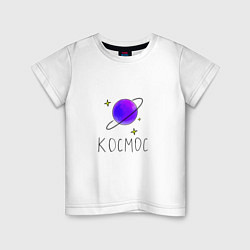Детская футболка Я просто космос в неоне