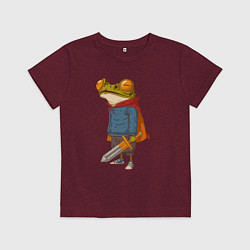 Детская футболка Лягушачий прЫнц