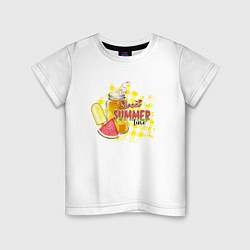 Детская футболка Лимонад и мороженое