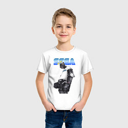 Футболка хлопковая детская HOLY SEGA MAN, цвет: белый — фото 2