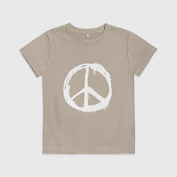 Детская футболка Pacific symbol white