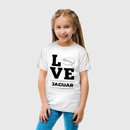Детская футболка Jaguar Love Classic / Белый – фото 4