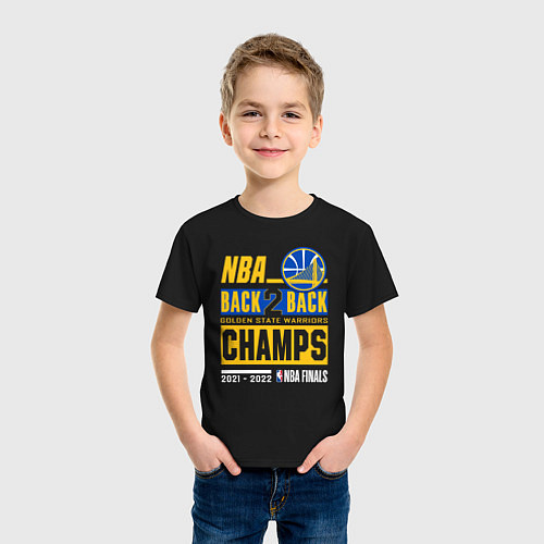 Детская футболка GOLDEN STATE WARRIORS NBA CHAMPION / Черный – фото 3