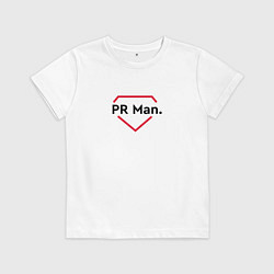 Детская футболка Пиарщик Пиар-мен