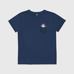 Детская футболка Пингвин в кармашке