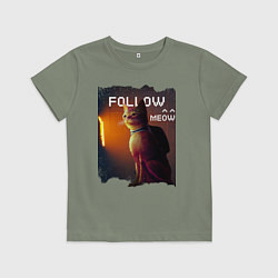 Детская футболка STRAY FOLLOW MEOW