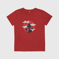 Детская футболка НИНДЗЯ С КОТИКОМ