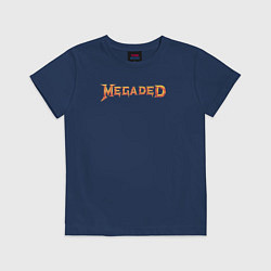 Футболка хлопковая детская MEGADED, цвет: тёмно-синий