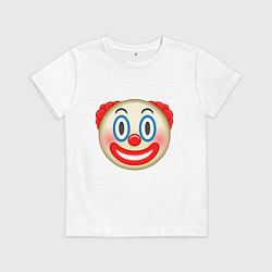 Детская футболка Эмодзи Клоун