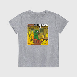 Детская футболка Пепе Лягушонок в беде