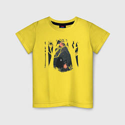 Детская футболка Оранжевая луна и песни под гитару