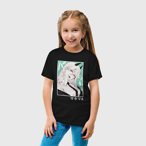 Детская футболка Красотка Макима / Черный – фото 4