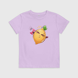 Детская футболка Физкультура: лимон