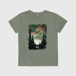 Детская футболка Лес кругом