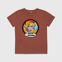 Детская футболка ПРОСНИСЬ И ПОЙ