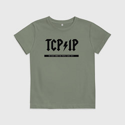 Детская футболка TCPIP Connecting people since 1972