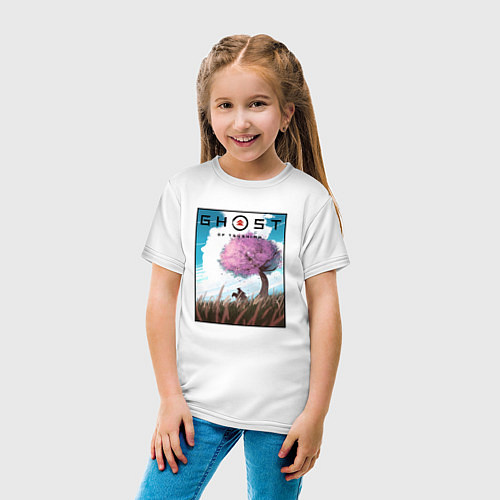 Детская футболка Природа Цусимы / Белый – фото 4
