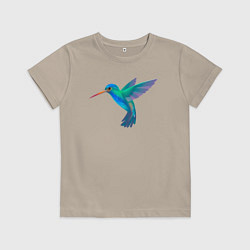 Детская футболка Колибри синяя