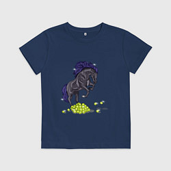 Детская футболка Лошадь на дыбах