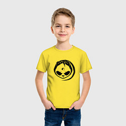 Футболка хлопковая детская ПАНДА - ИньЯн, цвет: желтый — фото 2