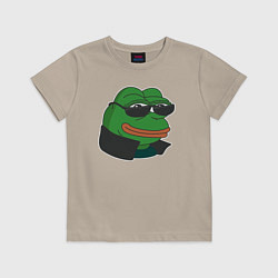 Детская футболка Лягушонок Пепе крутой