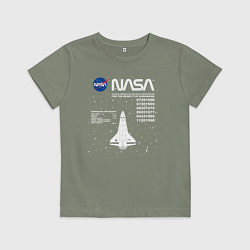 Детская футболка Nasa ракета