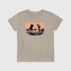 Детская футболка Закат в Питере
