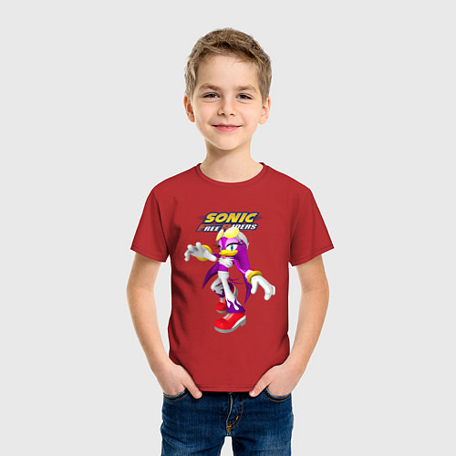 Детская футболка Sonic - ласточка Вейв - Free riders / Красный – фото 3