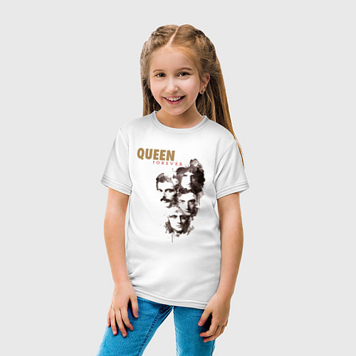 Детская футболка Queen-легенды сквозь ветер / Белый – фото 4