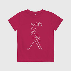 Детская футболка Queen- Фредди и микрофон