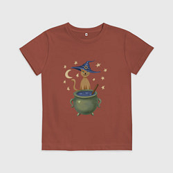 Детская футболка Кот с котелком