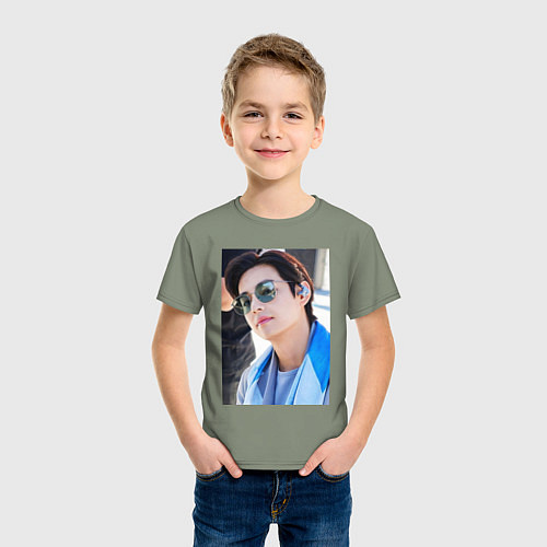 Детская футболка Тигренок Ви / Авокадо – фото 3