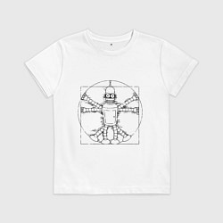 Детская футболка Vitruvian Bender