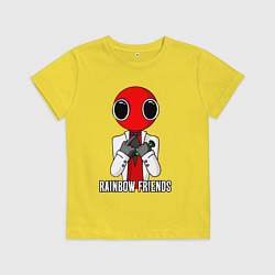 Детская футболка Радужные друзья - Красный