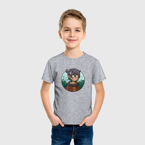 Детская футболка Рэг / Меланж – фото 3