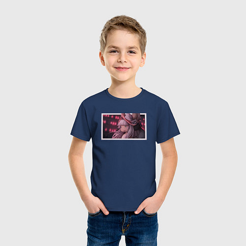 Детская футболка Красавчик Нанати / Тёмно-синий – фото 3