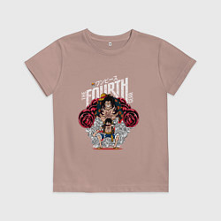 Детская футболка Луффи 4 гир - Упругий человек