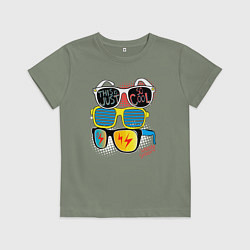 Детская футболка Поп арт очки