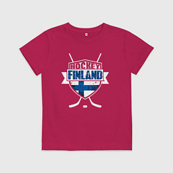 Детская футболка Хоккей Финляндия