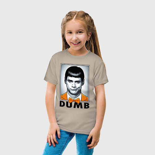 Детская футболка Dumb Jim / Миндальный – фото 4