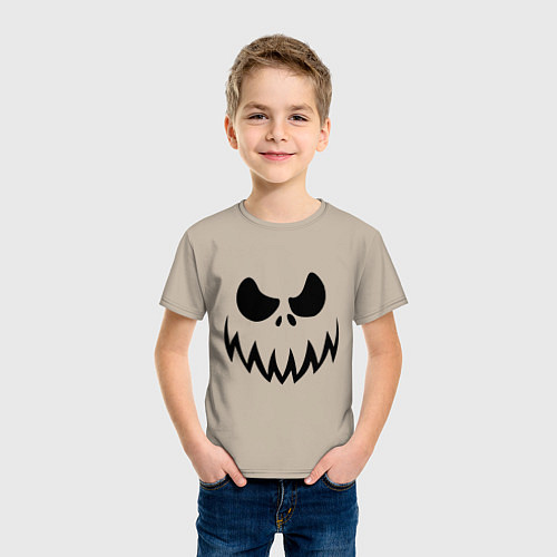 Детская футболка The Scarecrow face / Миндальный – фото 3