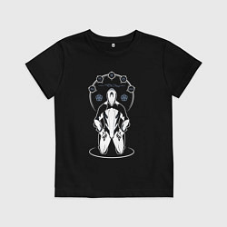 Футболка хлопковая детская Экскалибур, цвет: черный