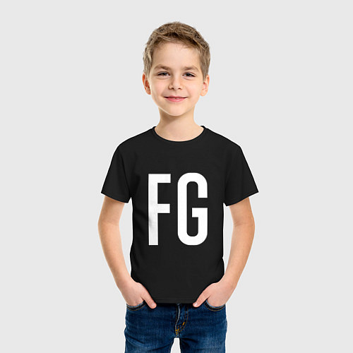 Детская футболка FG - BTS / Черный – фото 3