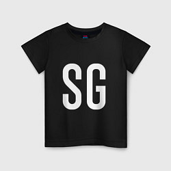 Футболка хлопковая детская SG - BTS, цвет: черный