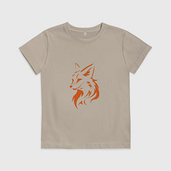 Детская футболка Голова лисы