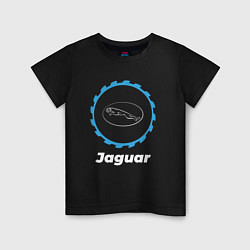Футболка хлопковая детская Jaguar в стиле Top Gear, цвет: черный